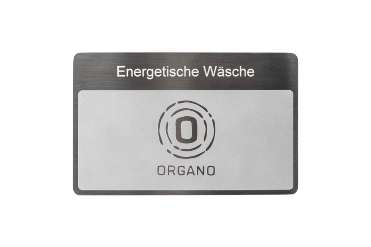 ORGANETIK Programmkarte Energetische Wäsche