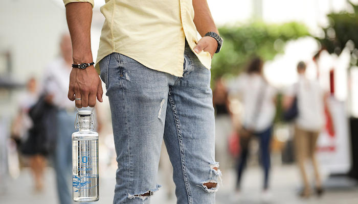 Bild mit einer Organo Wasserflasche